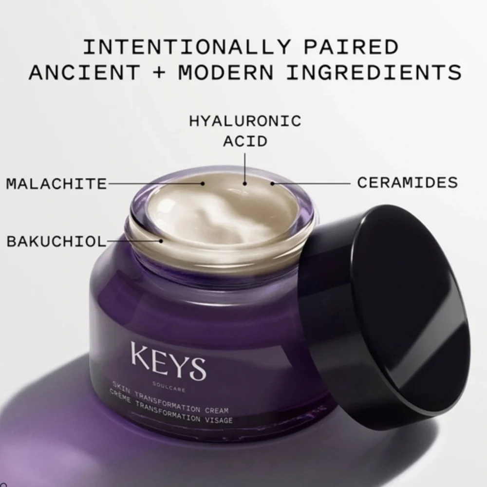 KEYS SOULCARE SKIN TRANSFORMATION FACE CREAM BAKUCHIOL 1.7oz NIB $32 ALICIA KEYS